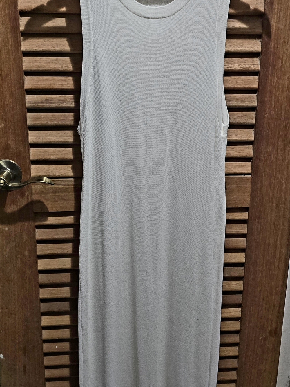 The Drop Women's Gabriela High-Neck Cut-In A-Line Side-Slit Maxi Sweater Dress
